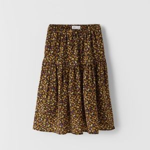 Floral Midi Skirt